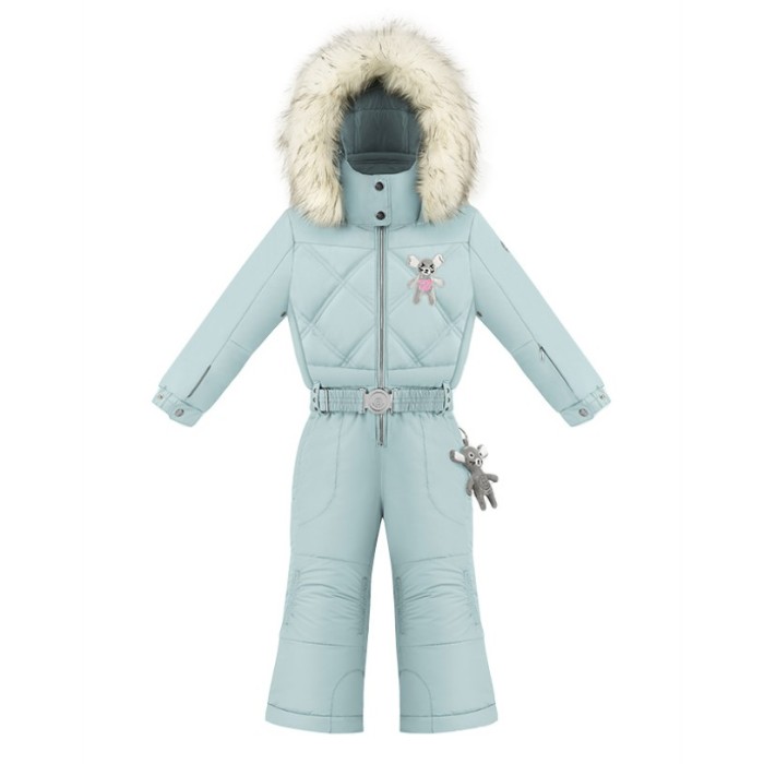 【POIVRE BLANC】女の子スキーウェアセット（140cm） Poivre Blanc Baby Girl Ski Overall Aloe Blue | 21st0re